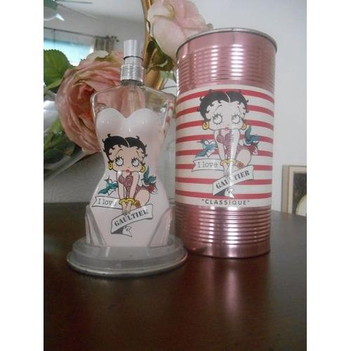 Flacon Vide De Parfum , Et Sa Boite Collector , Betty Boop , De J.P.Gaultier