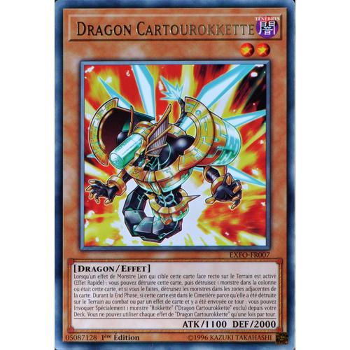 Carte Yu-Gi-Oh Exfo-Fr007 Dragon Cartourokkette Neuf Fr