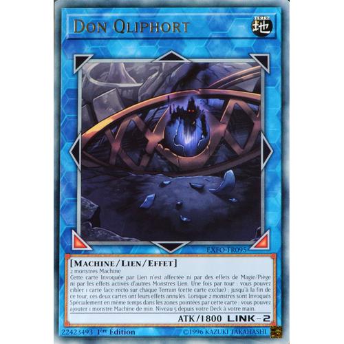 Carte Yu-Gi-Oh Exfo-Fr095 Don Qliphort (Qliphort Genius) - Rare Neuf Fr