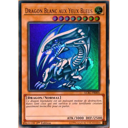 Carte Yu-Gi-Oh Lckc-Fr001-A Dragon Blanc Aux Yeux Bleus Ultra Rare Neuf Fr