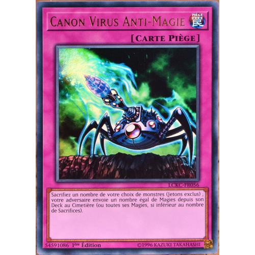 Carte Yu-Gi-Oh Lckc-Fr056 Canon Virus Anti-Magie