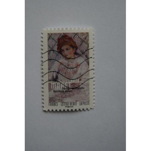 Timbre Claude Monet Portrait De Blanche Hoschedé Enfant