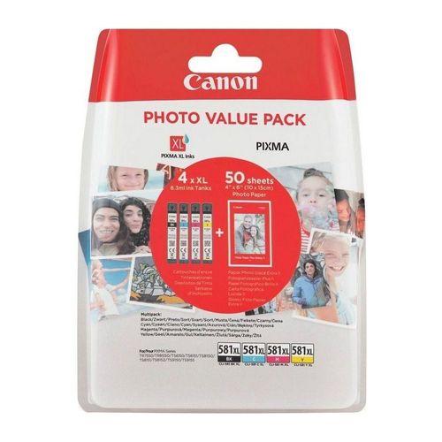 Consommable imprimante Canon Pack cartouches CLI-581XL - 2052C004