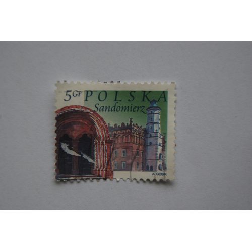 Timbre Sandomierz 5 Gr Polska A.Gosk