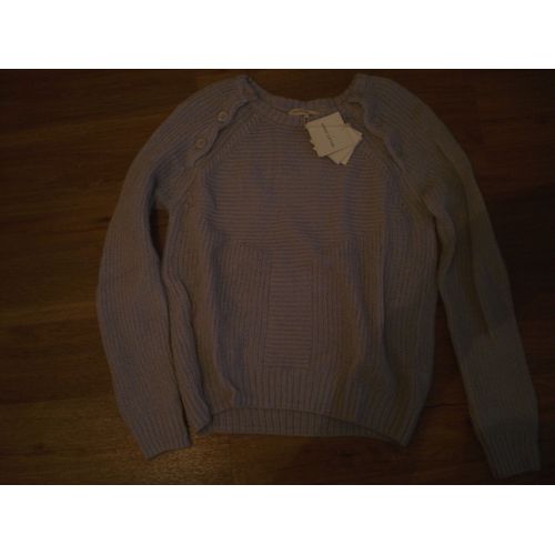 Pull Marie-Sixtine Knit Acrilia Nylon S Taupe