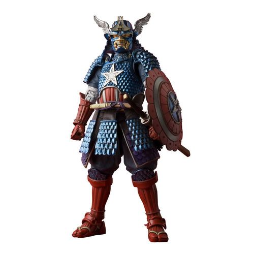 Marvel Comics Figurine Mmr Samurai Captain America Tamashii Web Exclusive 18 Cm