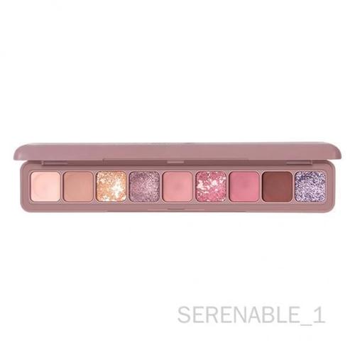 5 Palette De Fard À Paupières Mat De 9 Couleurs, Palette De Maquillage Poudre De Fard À Paupières Longue Durée Imperméable - C 