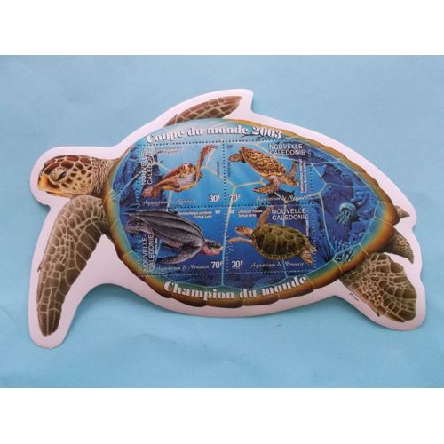 Bloc "Coupe Du Monde 2003 : Tortues De Nouvelle-Calédonie