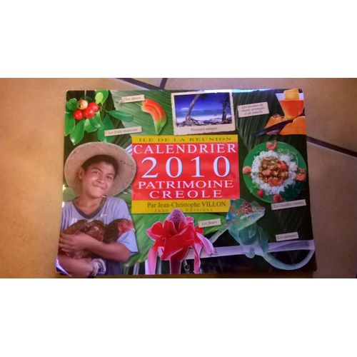Calendrier 2010 Patrimoine Créole