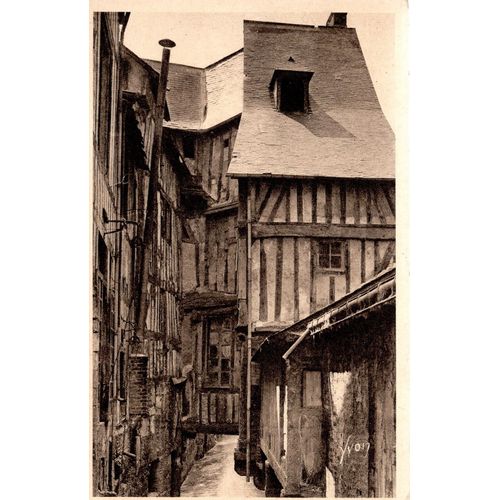 Carte Postale De Caudebec En Caux (Seine-Maritime) Vieilles Maisons, Rue De La Boucherie