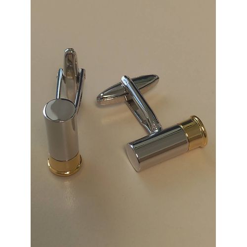 Boutons De Manchettes En Forme De Douille De Balle De Couleurs Argent Et Or Pour Du Style ...