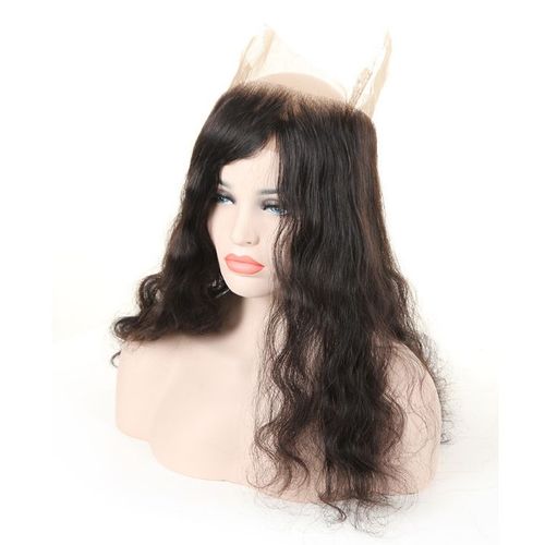 1 Pièce 360 Lace Frontal Brésilienne 100% Cheveux Naturels Body Wave-20 Pouces 