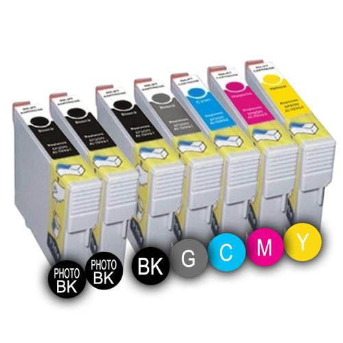 PACK 7 x CARTOUCHES D'ENCRE INKPRO COMPATIBLES MULTICOLORESE PGI525 BK - CLI526 Y FOR CANON MG6250