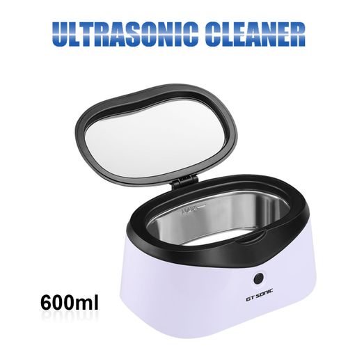 600ml Nettoyeur à ultrasons GT-F1 Machine de Nettoyage Noir
