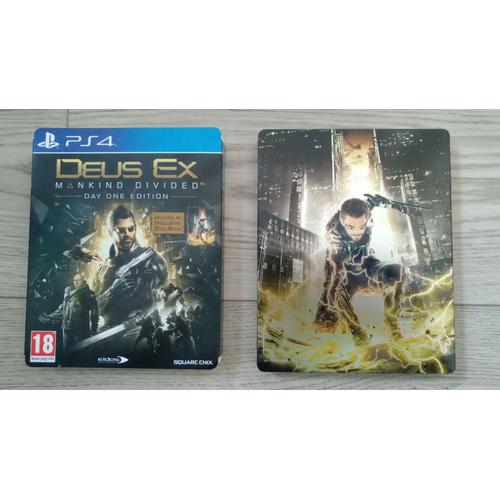 Deux Ex - Mankind Divided - Edition Day One Steelbook Ps4