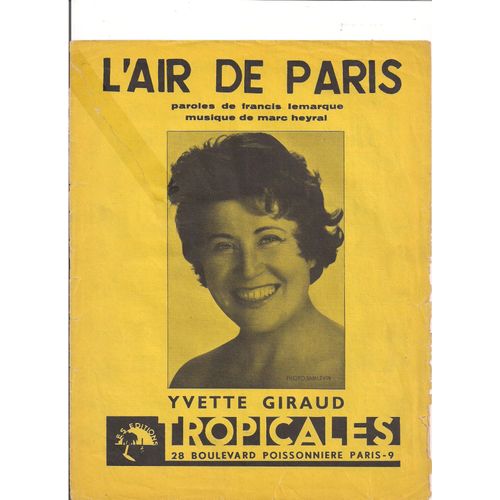 L'air De Paris  Yvette Giraud