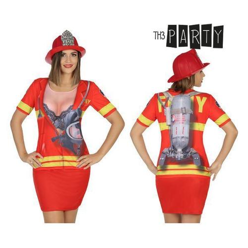 T-Shirt Pour Femme Pompier - Costume Deguisement