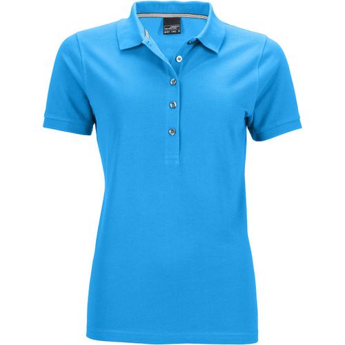 Polo Femme Manches Courtes Jn707 - Bleu R?Gate