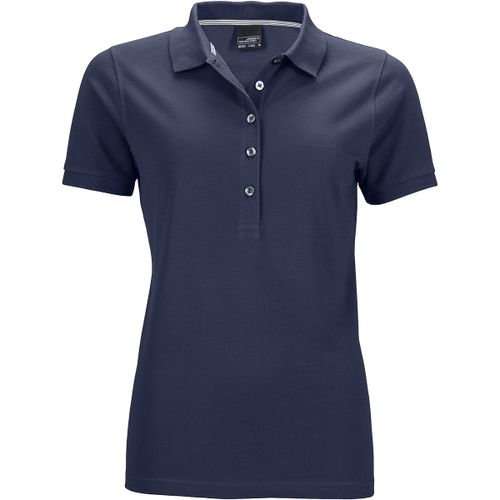 Polo Femme Manches Courtes Jn707 - Bleu Marine