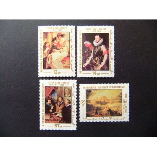 Mauritania Mauritanie 1978 Tableaux De Rubens Yvert 382 / 85 ** Mnh