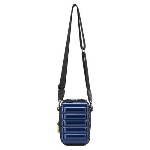 DELSEY PARIS - SHADOW 5.0 - Sac Urbain rigide 20 cm x 13 cm x 8 cm cm - 2 L - XS - Marine profond