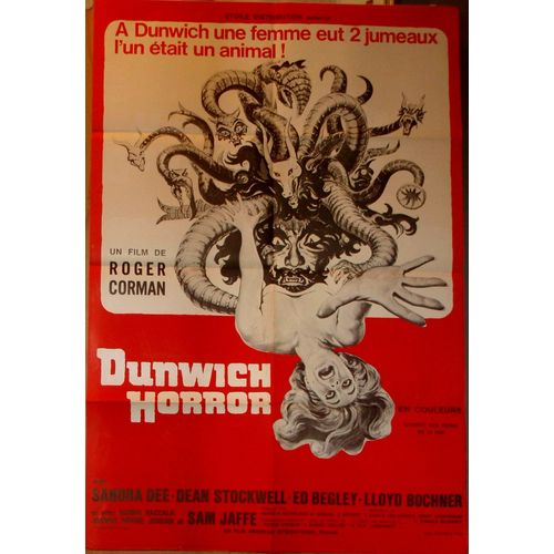 Dunwich Horror - 1970 - Affiche Originale Pliée 80 X 120 - H.P Lovecraft - Roger Corman - Fantastique - Sorcellerie