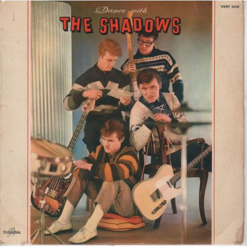 Disque 45 Tours The Shadows (Biem 1961 Columbia Esrf 1428) - 4 Titres : Shadoogie/Blue Star/Gonzales/Nivram