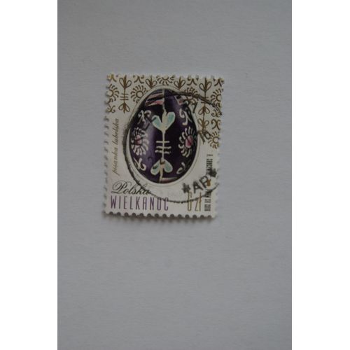 Timbre Wielkanoc Pisanka Lubelska Polska 6 Zl