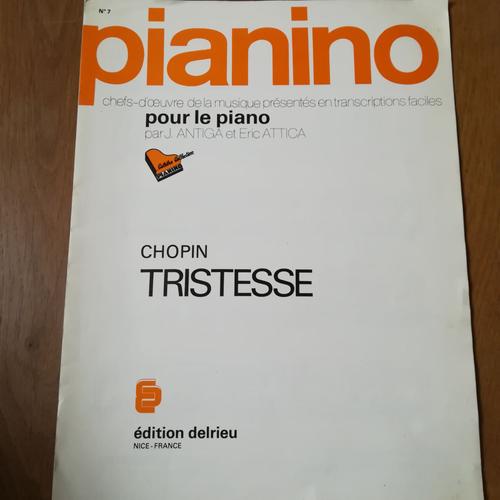 Achat Partition Tristesse Chopin Simplifiee Gratuite A Prix Bas Neuf Ou Occasion Rakuten