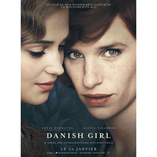 Affiche De Cinéma " The Danish Girl " Format 120 X 160