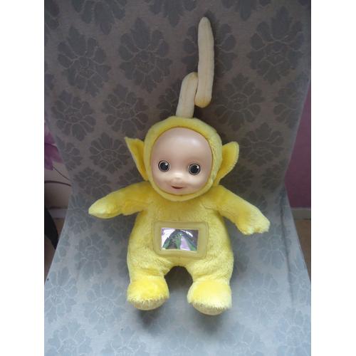 Laa Laa Jaune En Peluche Interactif Assis Vintage Teletubbies 34 Cm Tomy 1996