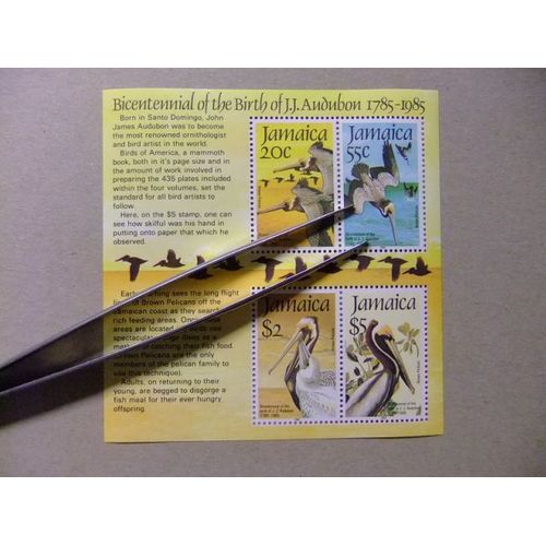 Jamaique 1985 Fauna Birds Pajaros Oiseaux Pelican Yvert Bloc 24 ** Mnh