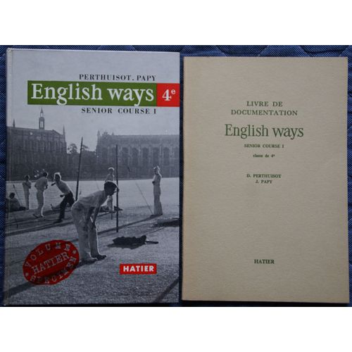 English Ways 4eme Senior Course 1
