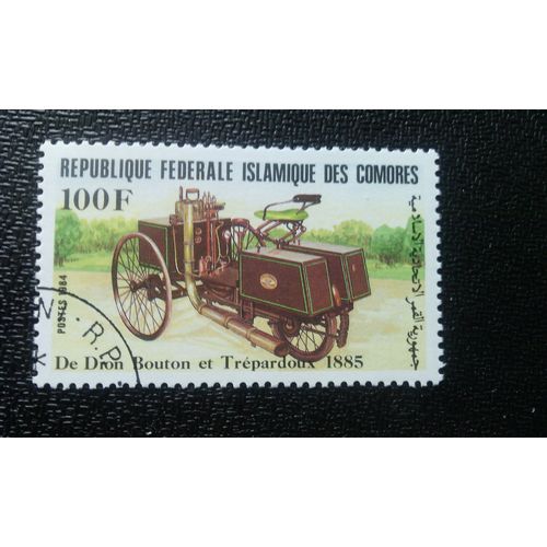 Timbre Comores ( Yt 408 ) 1983 De Dion 1885