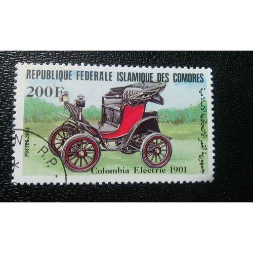 Timbre Comores ( Yt 410 ) 1984 Colombie Électrique 1901