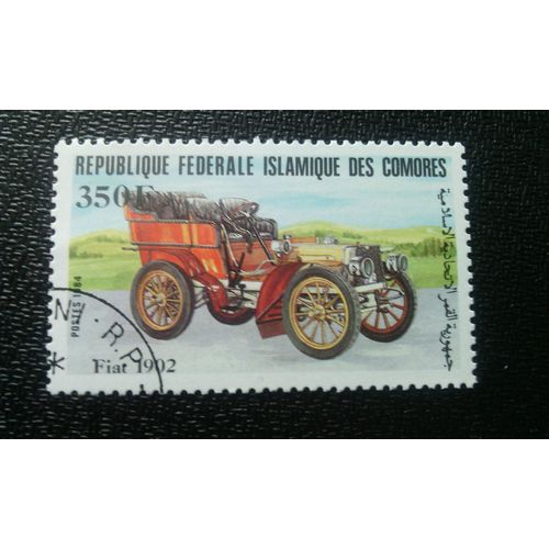 Timbre Comores ( Yt 411 ) 1984 Fiat 1902