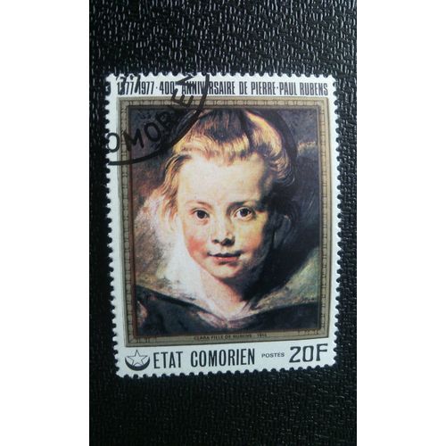 Timbre Comores ( Yt 183 ) 1977 Peter Paul Rubens, 400e Anniversaire De Naissance
