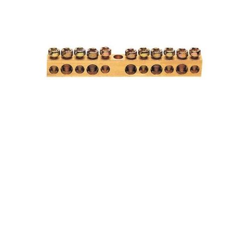 HAGER - Lot de 10x Barrette sur socle 73mm 5X16-6X1mm