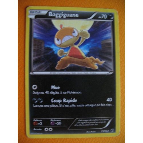 Carte Pokemon - Baggiguane - 73/99 - Destinées Futures - 2012 - C