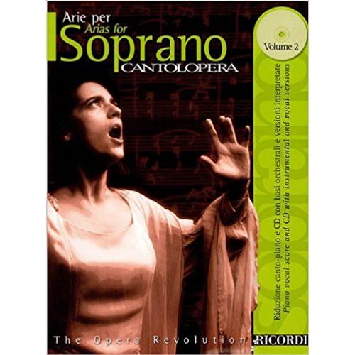 Cantolopera Arias For Soprano Vol 2 (+ 1 Cd) - Ricordi