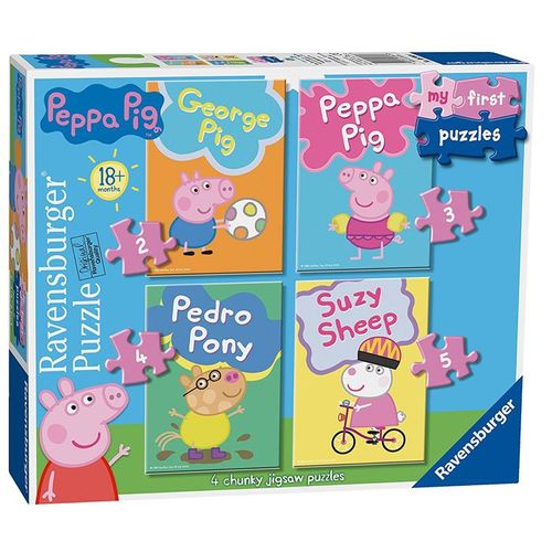 Ravensburger Peppa Pig Mon Premier Puzzle Puzzles (2, 3, 4 & 5pc)