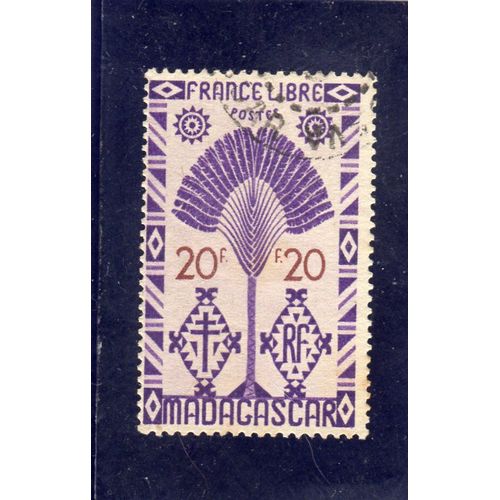 Timbre-Poste De Madagascar (Série De Londres, Ravenala)