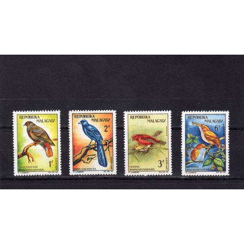 Timbres-Poste De Madagascar (Oiseaux)