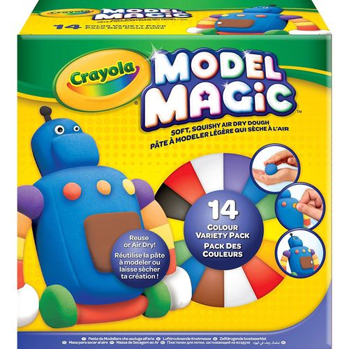 Coffret Pâte À Modeler Crayola : Model Magic 14 Couleurs