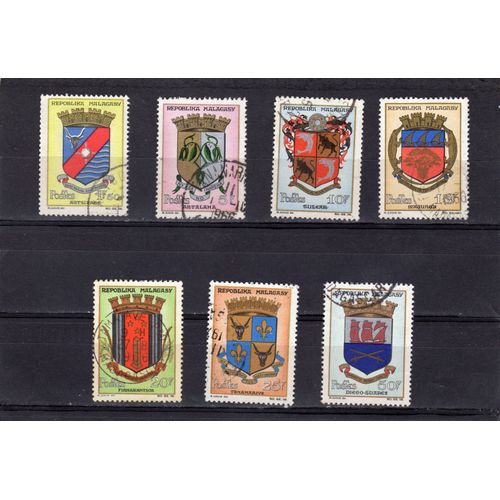 Timbres-Poste De Madagascar (Armoiries)