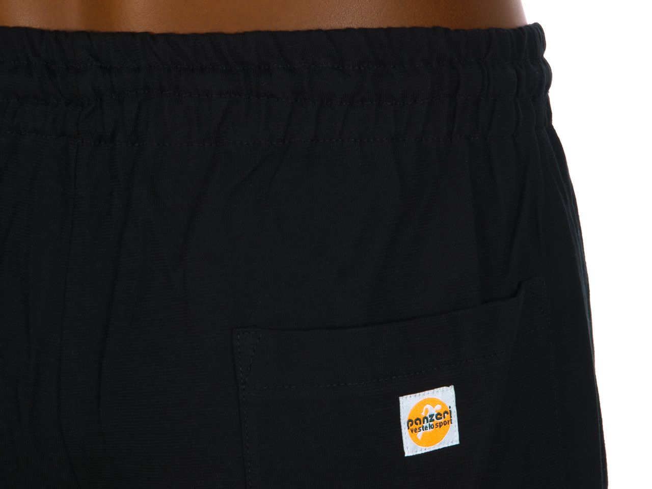 Pantalon de survêtement Panzeri Uni h noir/or jersey pant Noir 64555 Neuf