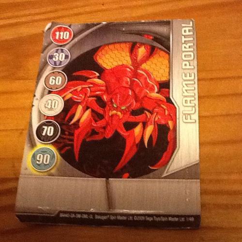 Carte Bakugan Flame Portal