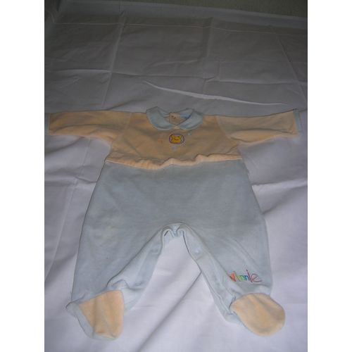 Pyjama Grenouillère Disney Coton 6 Mois Multicolore