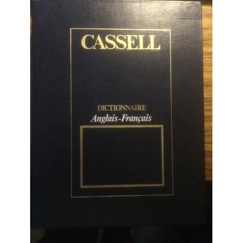 Cassel - Dictionnaire Anglais Français