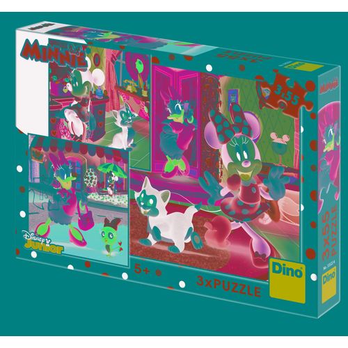 Puzzle 55 Pièces 3 Puzzles - Minnie
